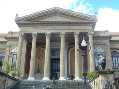 le théâtre Massimo à Palerme