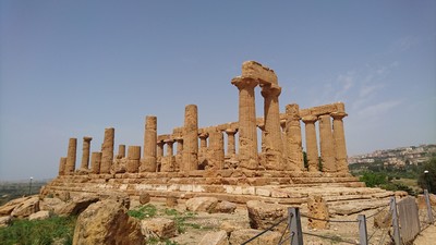 Temple Héra ou Junon Agrigente Sicile