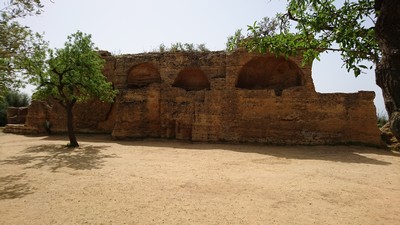 la muraille méridionale d'Agrigente Akragas 
